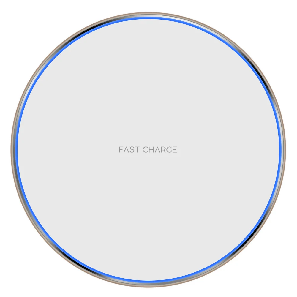 2020 10W Qi Wireless Charger Pad LED Light Fast Charging Wireless Charger for iphone Xs Max X 11