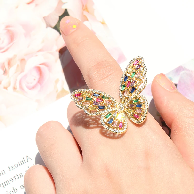 

brass rings jewelry colorful ring big tone ring designs for women gold plated ring jewelry ring women blue zircon ring,12 Pieces