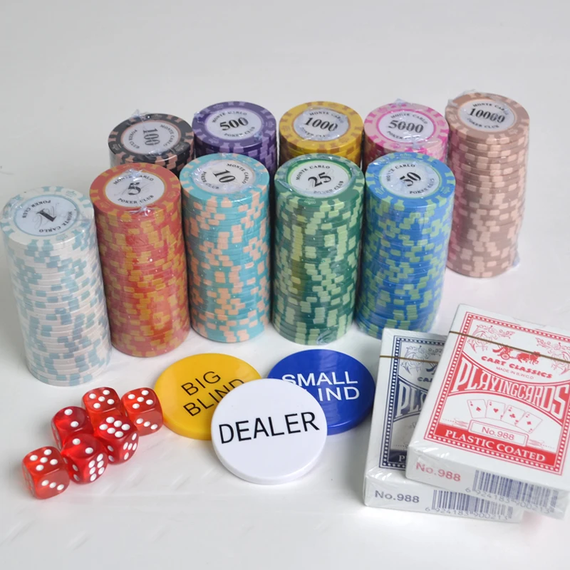 clay poker chips from rounders