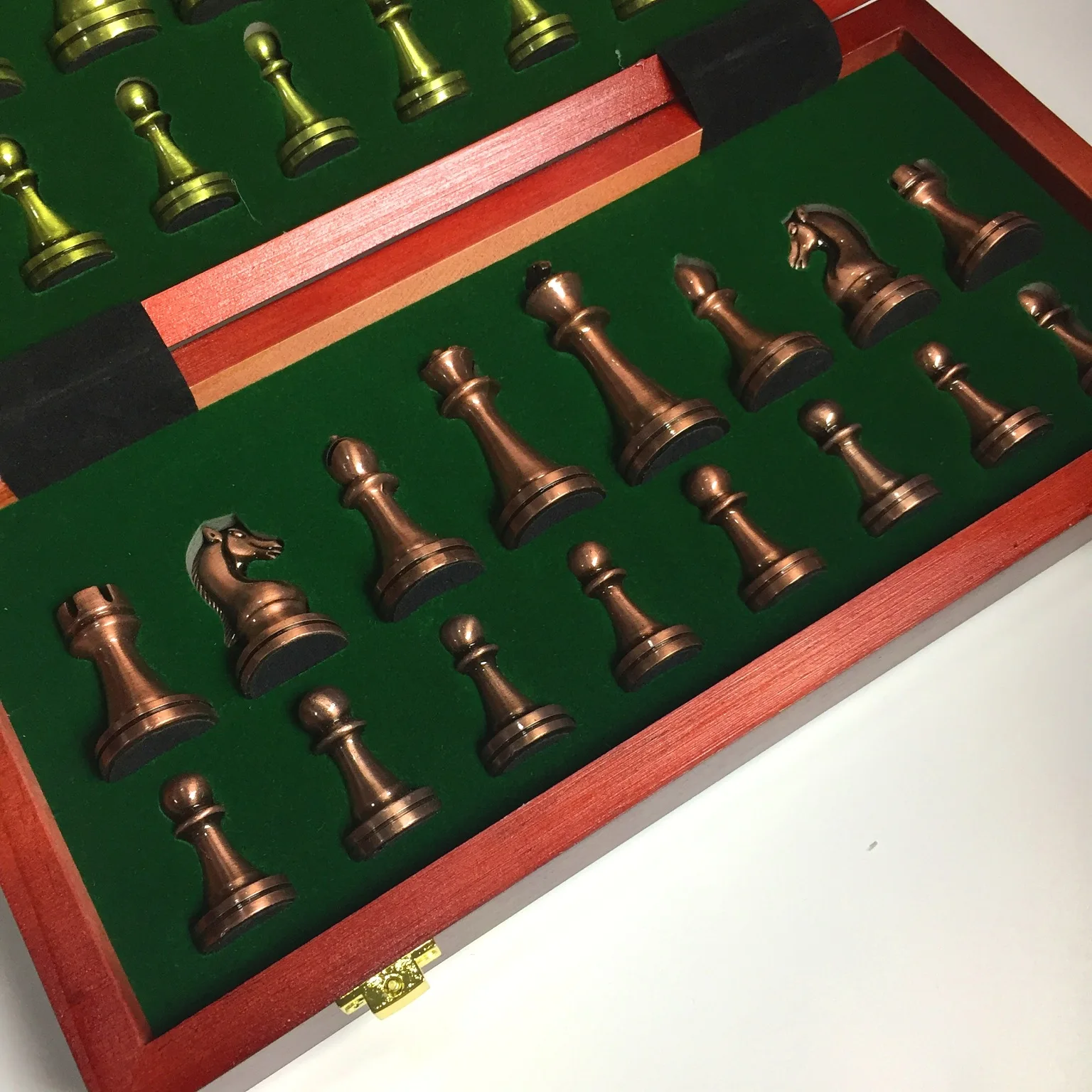 Ajedrez Schachfiguren Chess Set Tournament Old Wood Chess Game Set Top