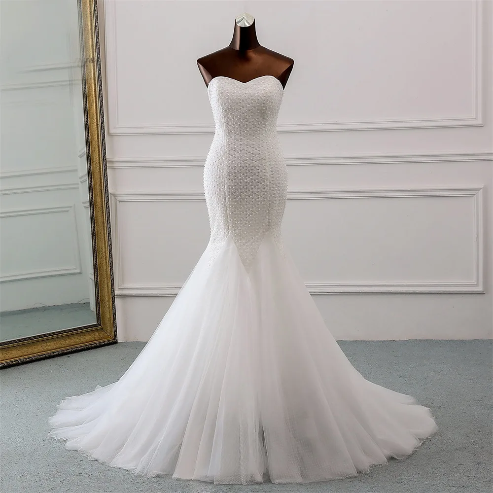 Wholesale Slim Vestidos De Corte Sirena Boob Tube Top Fish Tail Wedding Dress 2019 From m.alibaba.com