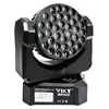 DMX control mini high brightness stage 36*3W rgb led moving head light