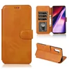 Slim Profile Calf Skin Magnetic Folio Flip Wallet Leather Card Slot Phone Case For Samsung Galaxy Note 10