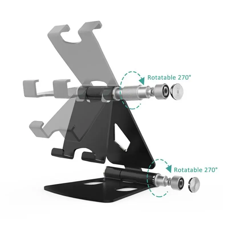 Wholesale Adjustable Portable Desktop Mobile Phone Stand  Metal Phone Tablet Holder