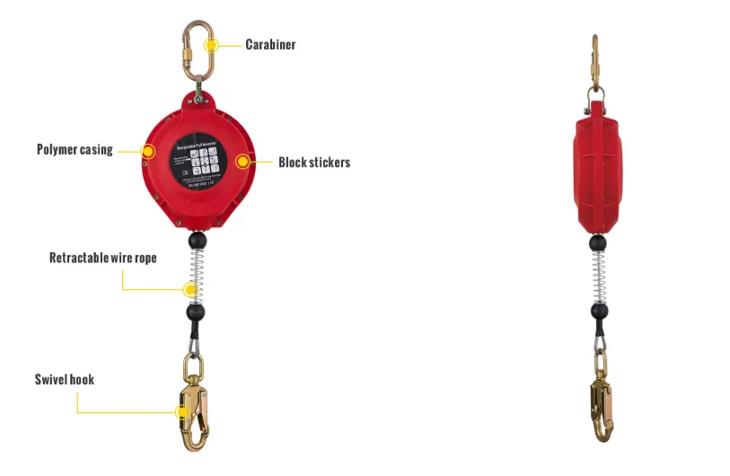 Fall Arrest Harness Fall Protection System For Maintenance At Height ...