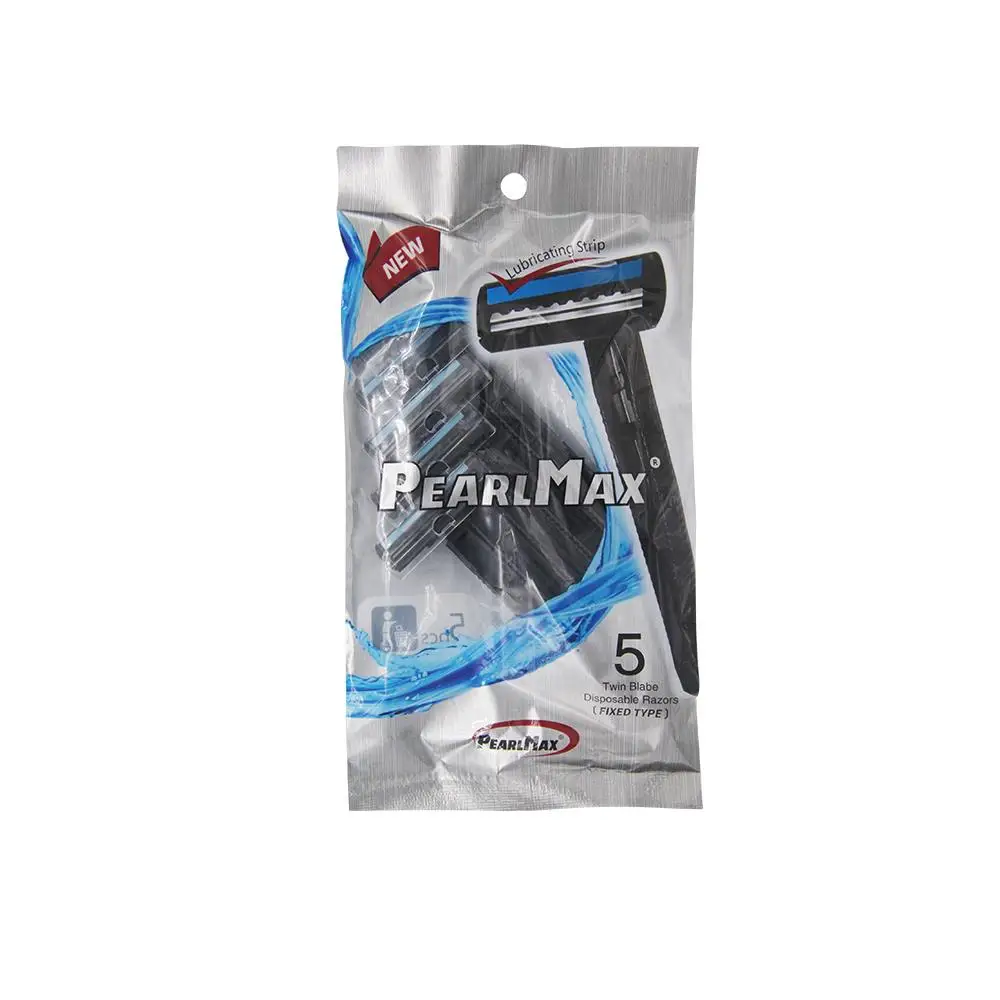 Pearlmax Plastic Handle Fixed Head Cheapest Razors For Men,Twin Blade