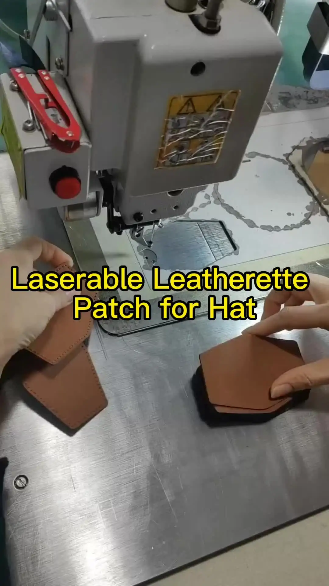 20 pezzi etichette in pelle PU vuote toppe per cappelli rettangolo etichetta in similpelle etichetta toppa artigianato fai da te riparazione cuco