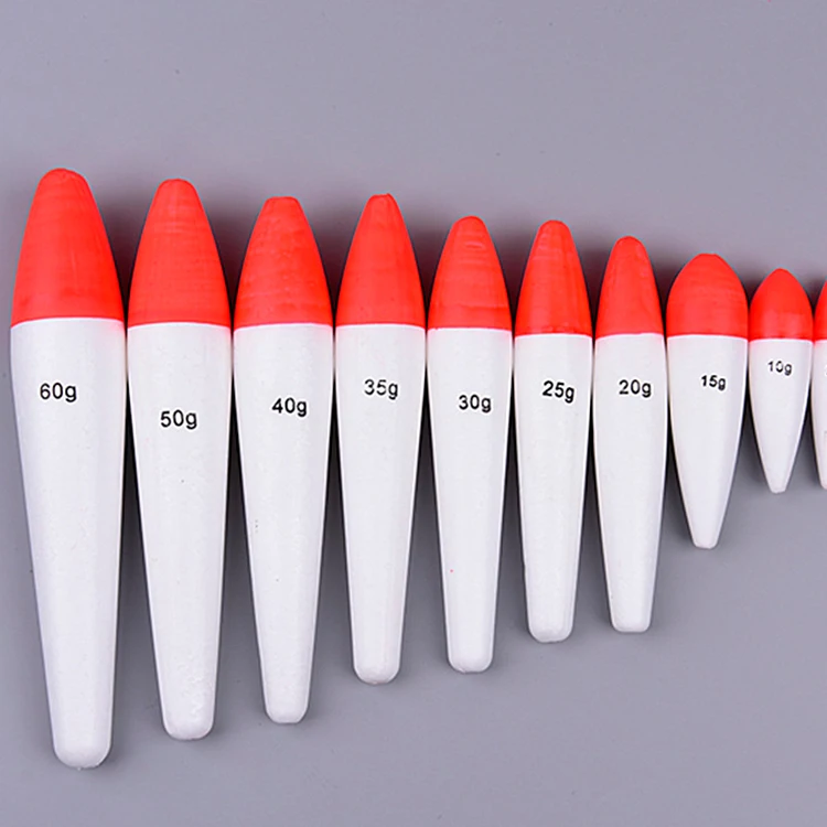 China Supply Eva Foam Fishing Float Fishing Tackle Red And White