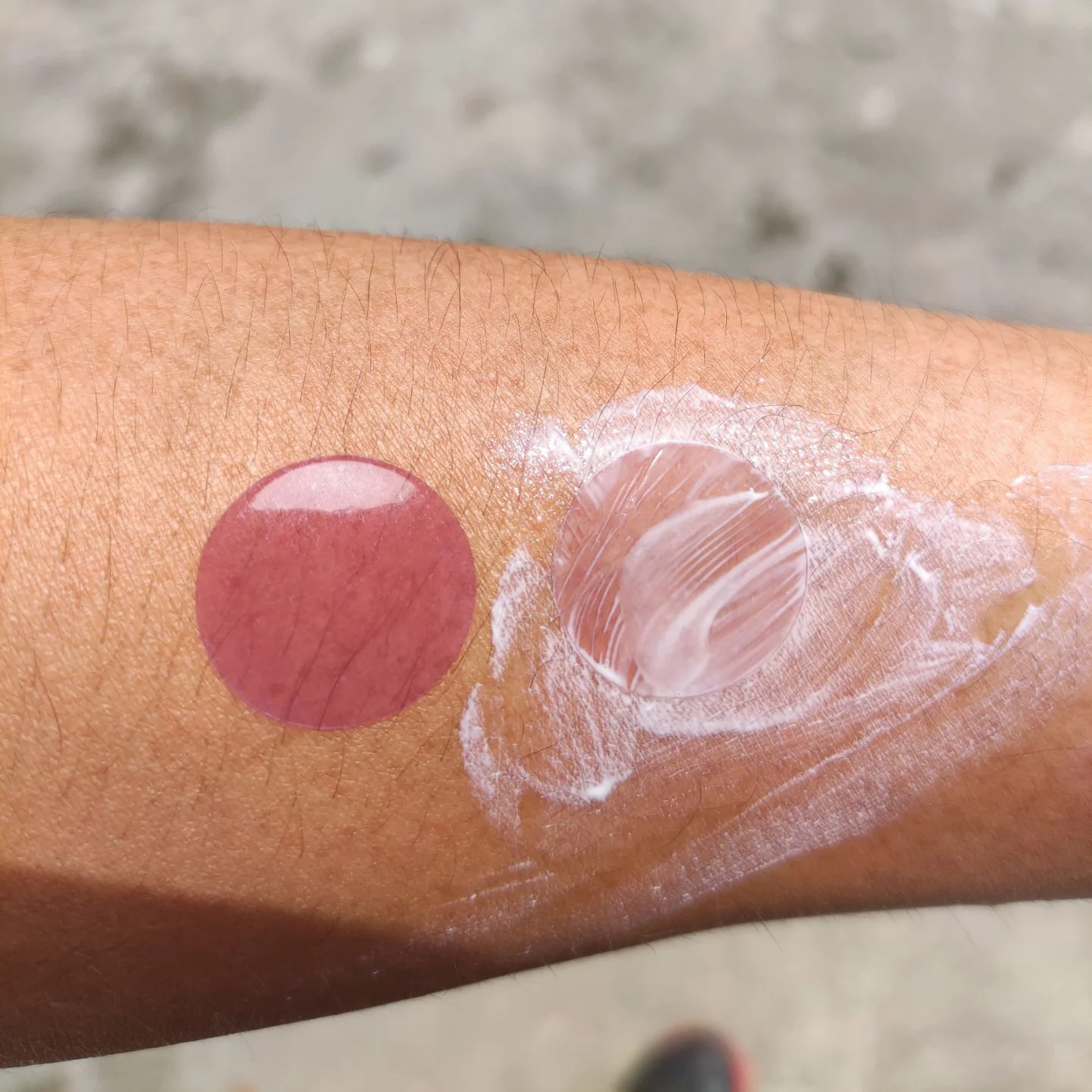 Custom Uv Discoloration Sticker Sunscreen Uv Damage Skin Test Sticker