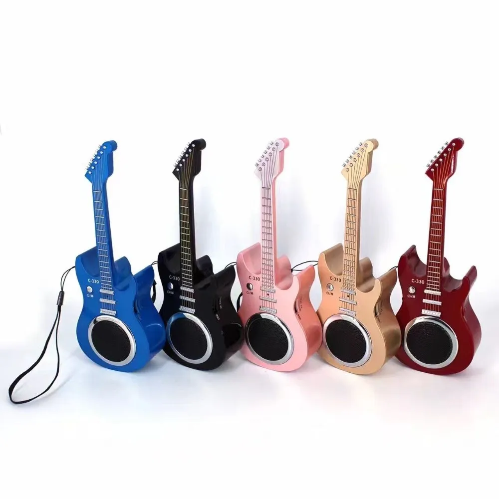 guitar shaped speaker