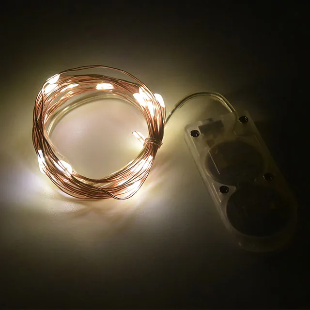 Customized Size and Color LED Copper Wire Rice Light for Home Party Gift Decoration