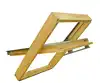 Aluminum dormer window with skylight Aluminum composite wood skylight Hanging in the window