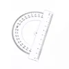 10cm Plastic Acrylic 180 Degree Protractor For Math Use