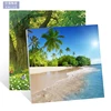 Beach sea coconut tree 3D wall tile,3d digital wall tile