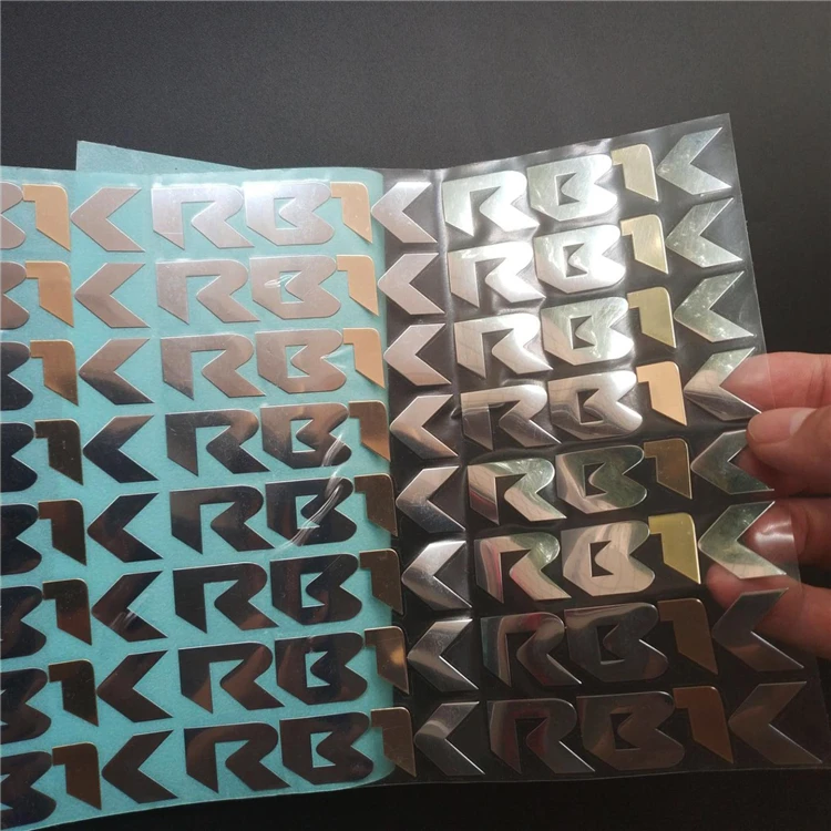 Custom Adhesive Label Metal Sticker Electroformed Metal Decal Buy