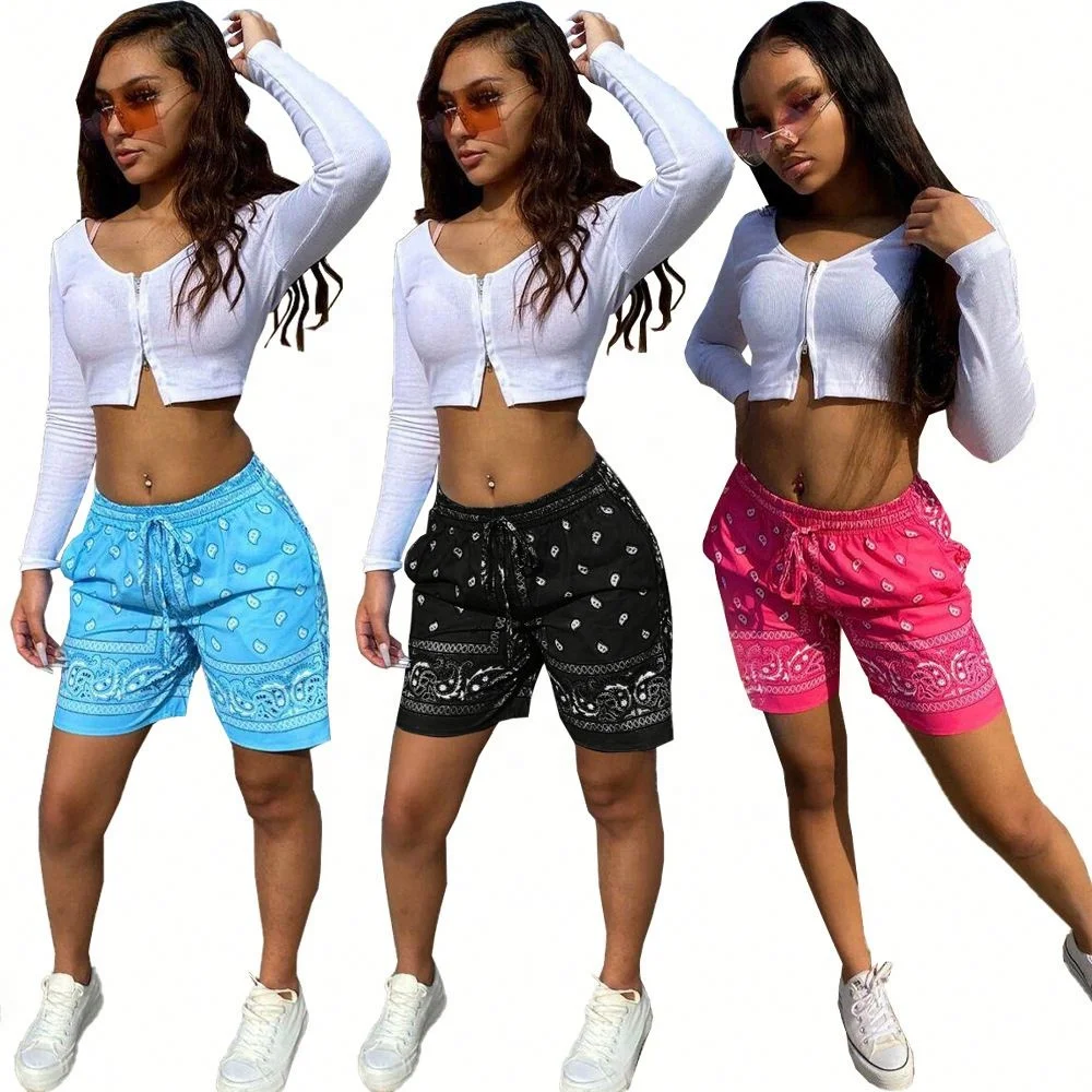 

Plus Size Bandana Shorts Pants Sweatpants Leggings Trousers Women Summer Clothing Bell Bottom Joggers Pants Trousers Sweatpants