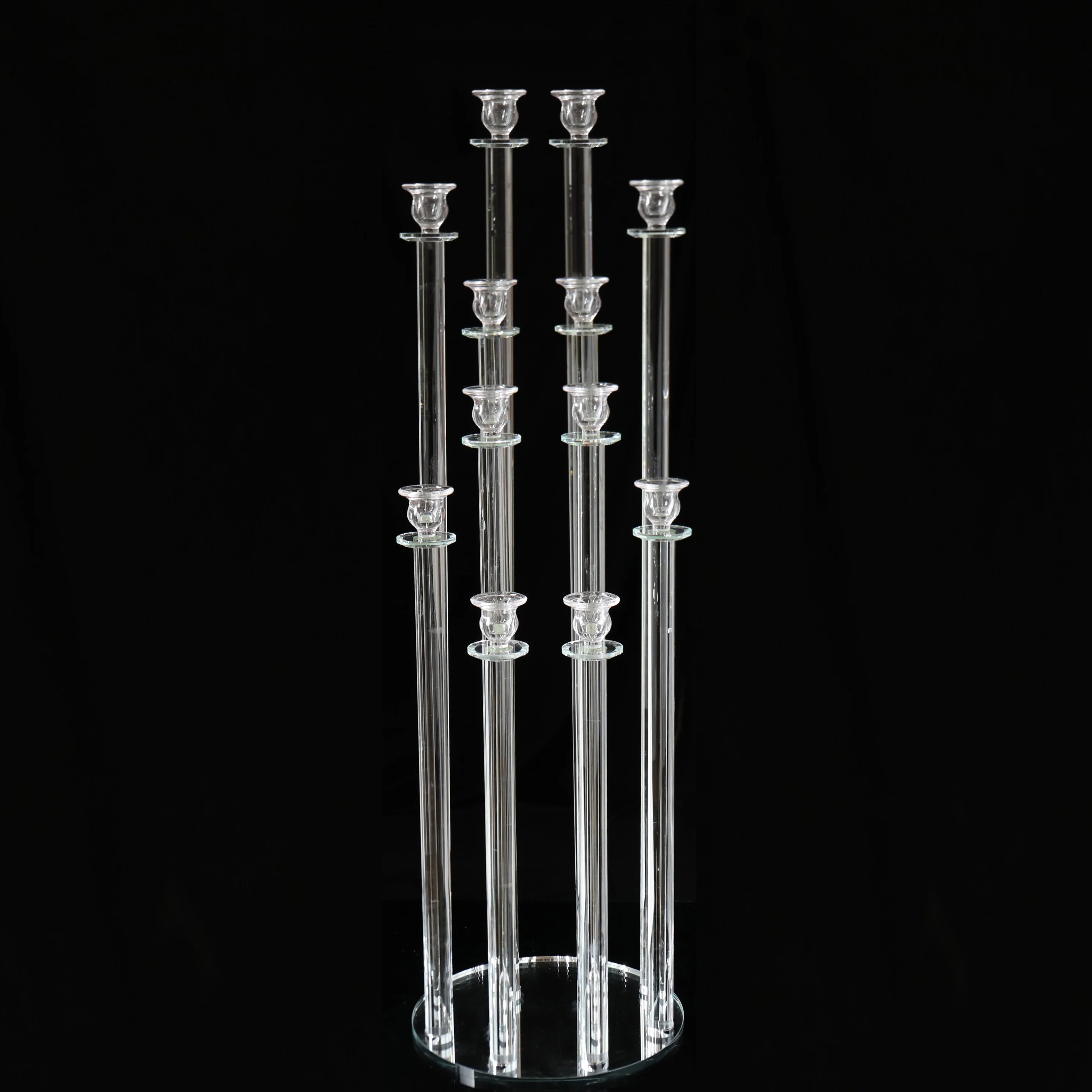 12 Pillars Crystal Candelabra Wedding Centerpieces Crystal Candelabra