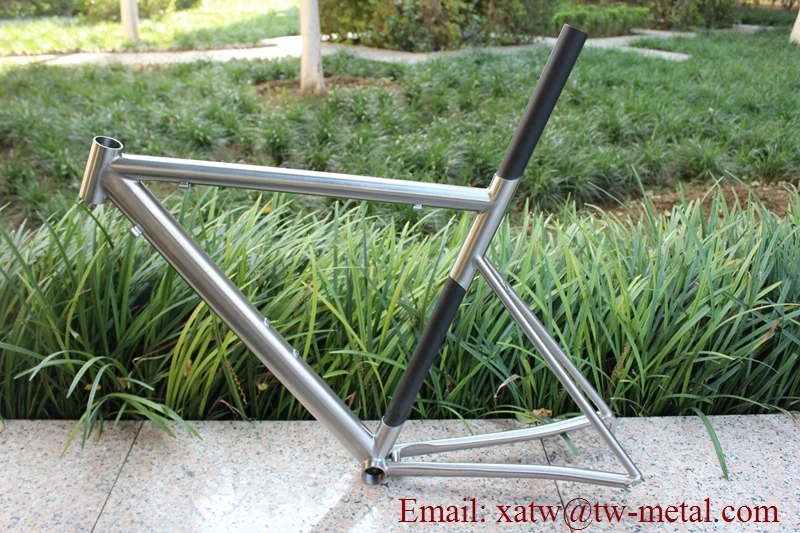 Titanium Combine Carbon Bike Frame For Road Bike Use Titanium Road Bike