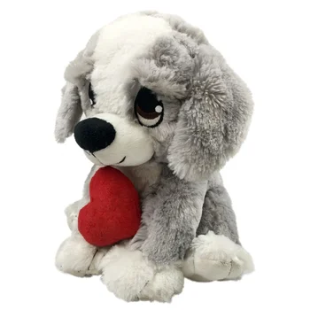 fluffy dog plush