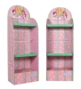 Pink Color Printing Hook Display, Counter Floor Stand Cardboard Display