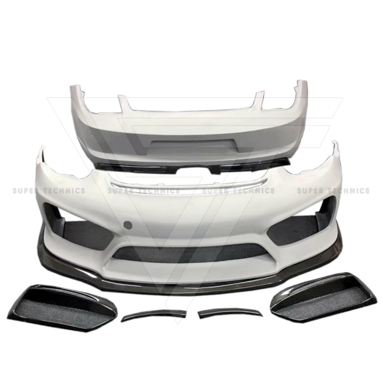 981 GT4 Style Half Carbon Fiber Body Kit For Porsche Boxster 987.2 2009-2012