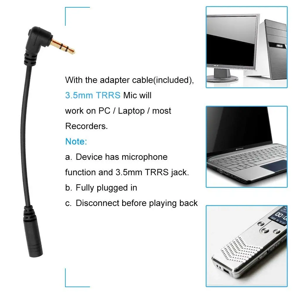 Manchez New Dualhead Clip Lavalier Collar Microphone For Speaking Tie Clipon Lapel Microphone