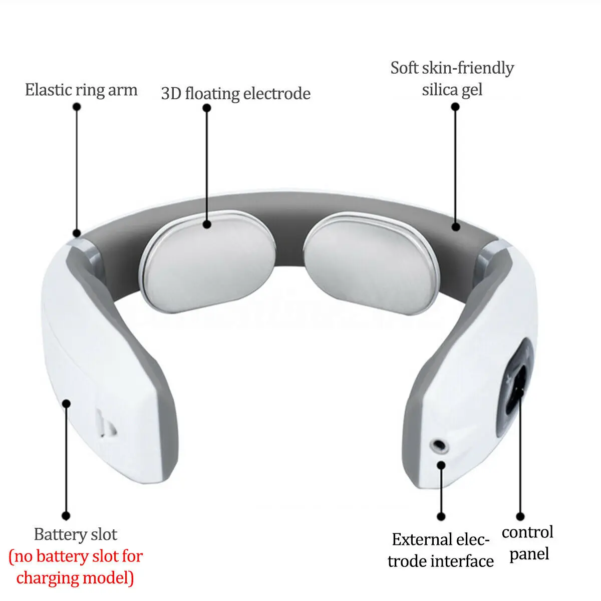 Electric Neck Shoulder Massager Portable Wireless Neck Massager