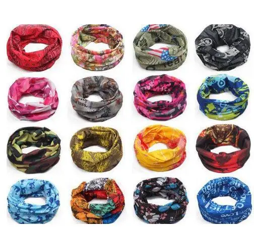 Wholesale custom seamless face cover neck warmer bling headbands for women 2020