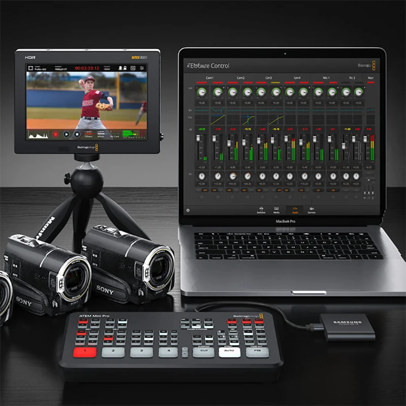 blackmagic design atem mini pro iso atem mini