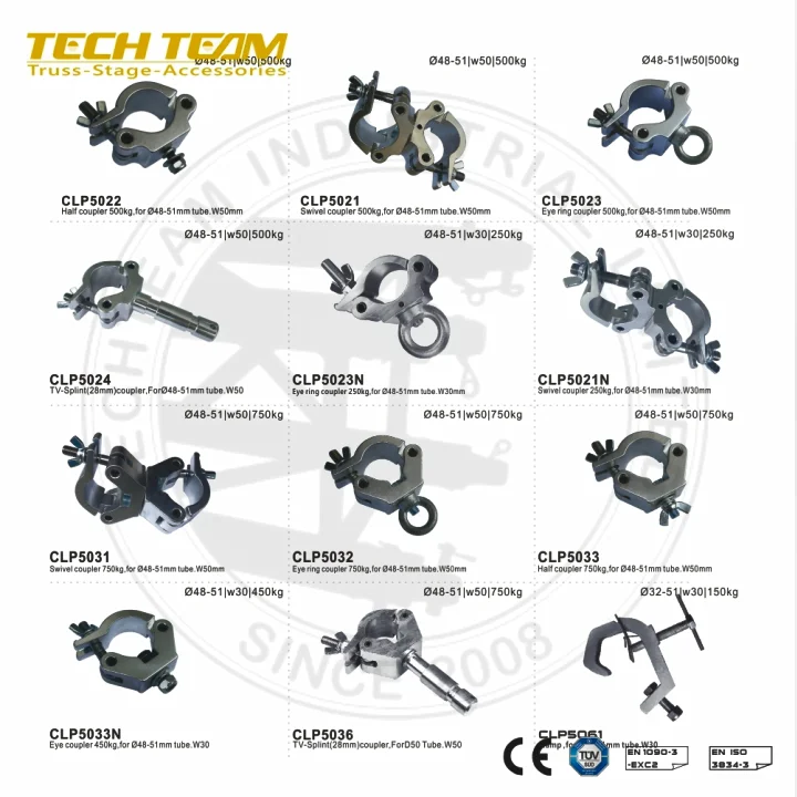 lighting rig clamps