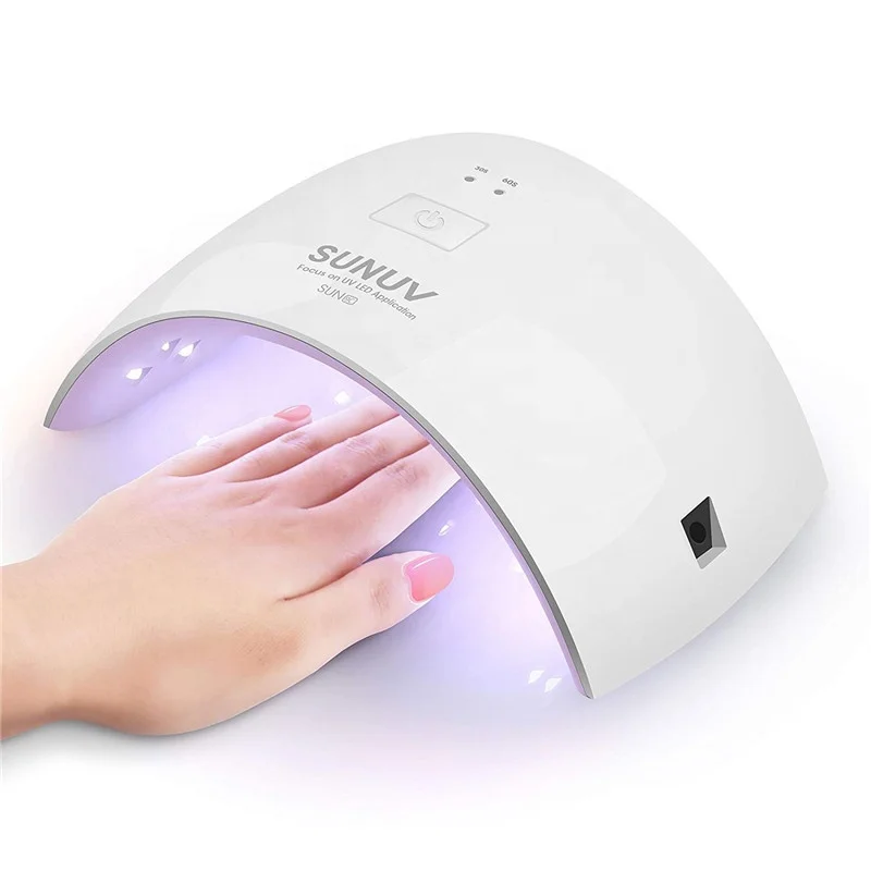 Private label SUNUV SUN9C 24W UV Lamp LED Nail Dryer Curing Machine Nail lamp with Timer setting