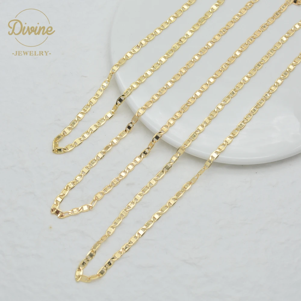 Best Sale Dubai 18k Gold Plated Fashion Chain Jewelry Necklace Copper