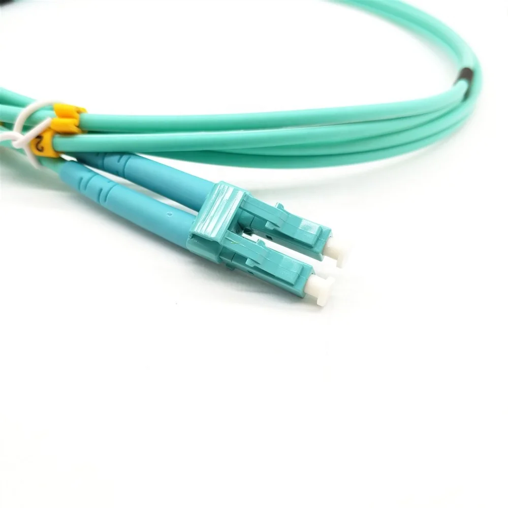 15M Fiber Patchcord Multimode MM 50/125um OM3 PVC Jacket 2.0mm Duplex LC- LC Optic Patch cord - ANKUX.COM