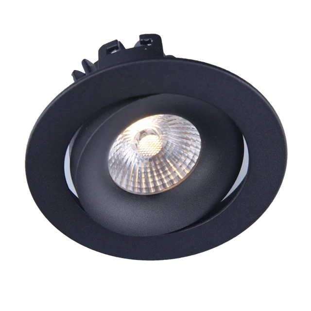 2020 high quality MEISUN led down lights 83mm cutout cob spotlight downlight led luces 10W recessed ceiling luces for shop