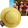 Cosplay Japanese cartoon props hat Luffy strawhat one piece hat children/adult Straw Hat Visor
