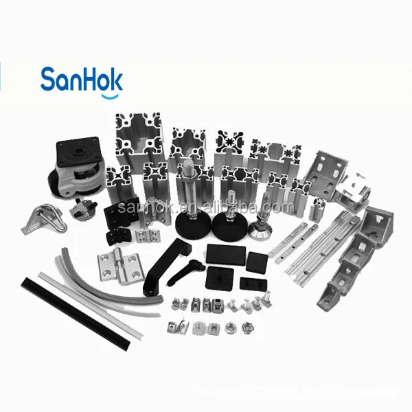 T Track Aluminum Stand Profile Conveyor Guide Rail Alu For Working