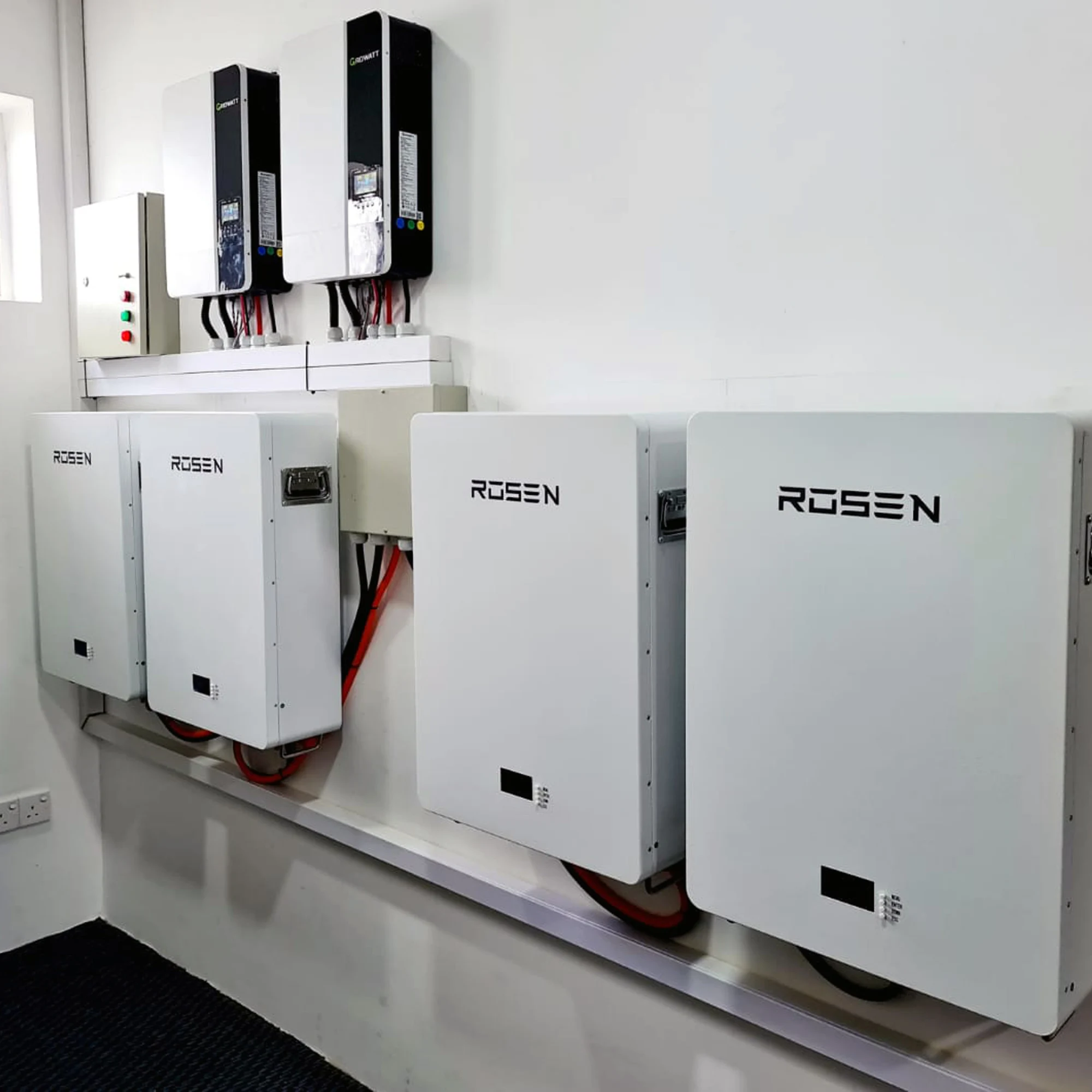 UL 9540A certified 10kW solar battery mounted in garage with proper clearance and ventilation