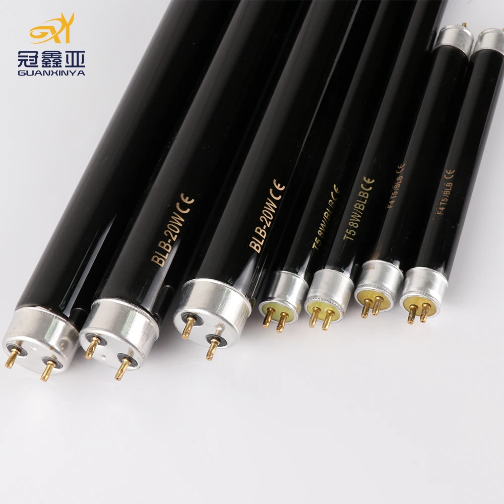 China made 40W T8  fluorescent tube black lamp