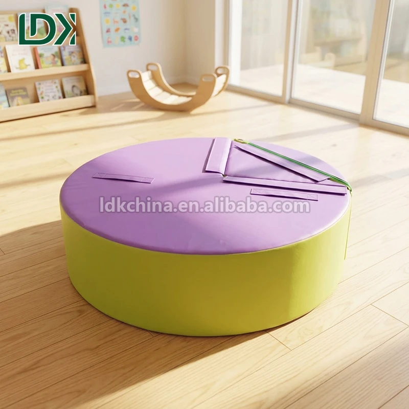 LDK Gymnastics Roller Flip Block Boulder Back Handspring Trainer with 3 Parts for Kids Gymnastics