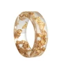 Creative personality new handmade gold foil color fine glue resin ring wholesale manufacturers supply jewelry custom