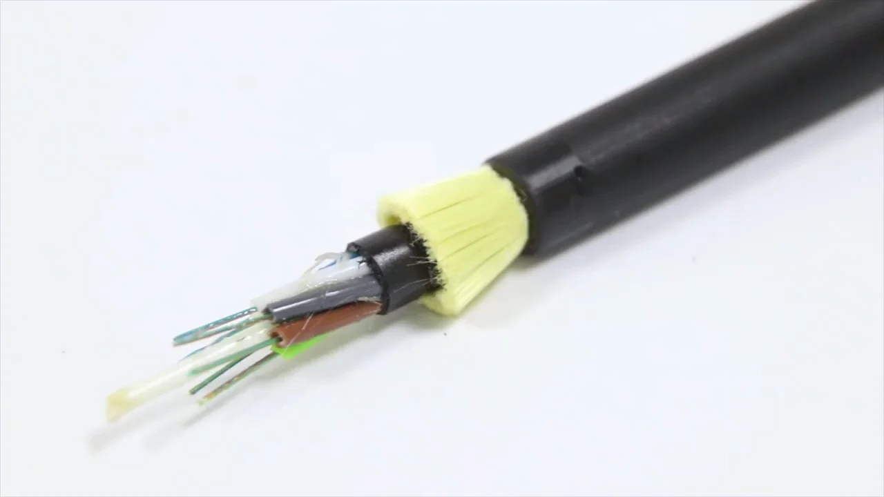 Outdoor Self Supporting Aerial Overhead 24 36 48 72 96 Core Adss Fiber