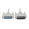 DB25 M/F (Male to Female) Parallel Serial Cable