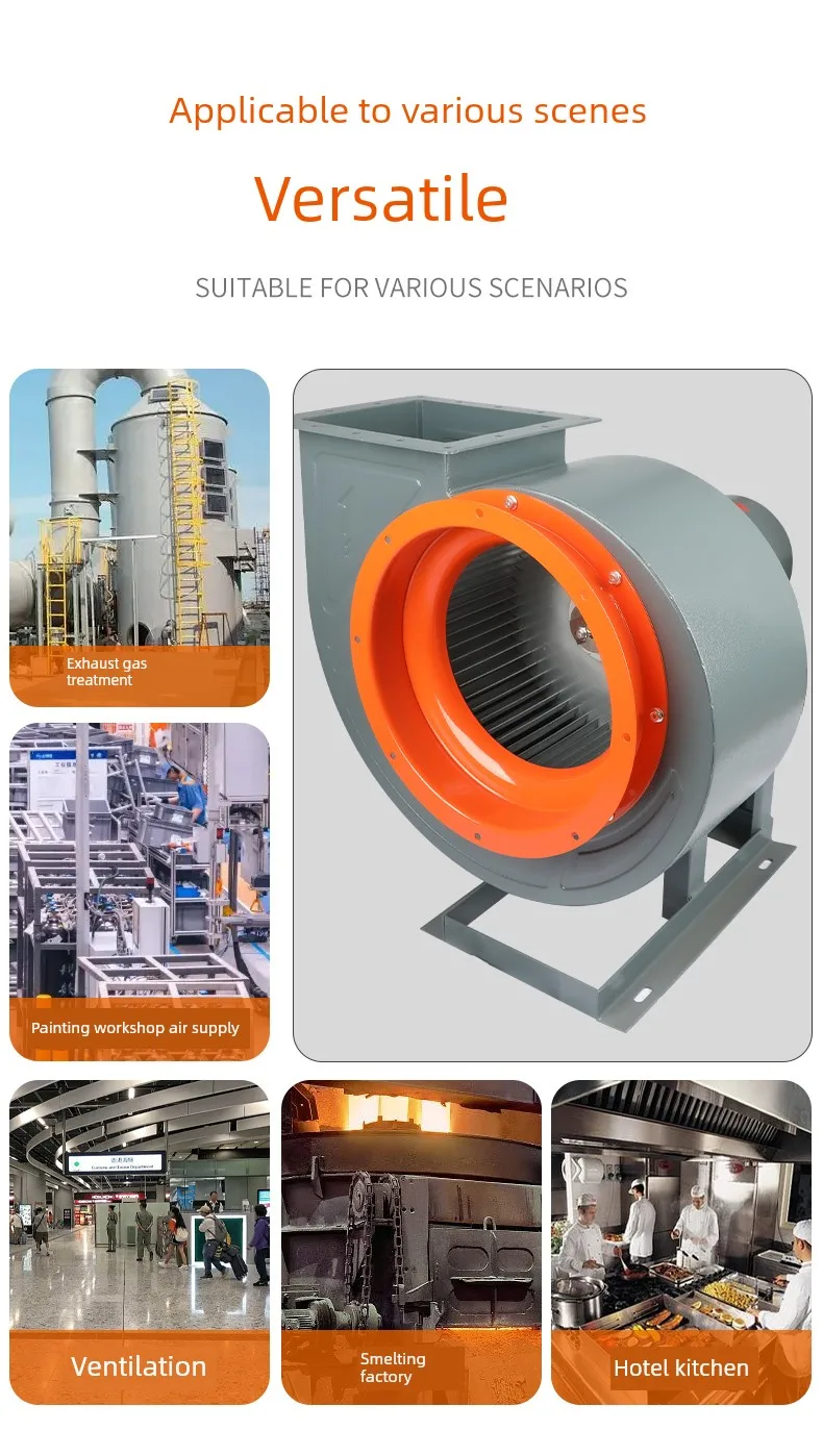 High-power Commercial Centrifugal Fan, 380V, Corded Electric - detail 6