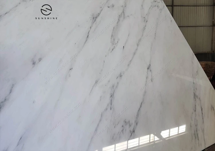 Wholesale Price Good Quality Polished Big Size China Oriental White Marble Slabs