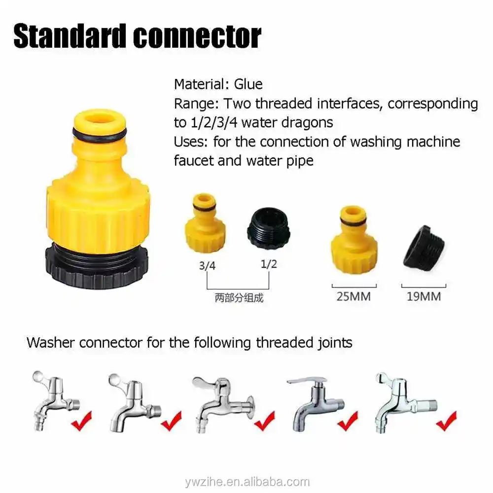 High Pressure Multifunction 8 In 1 Jet Spray Gun Soap Dispenser Hose