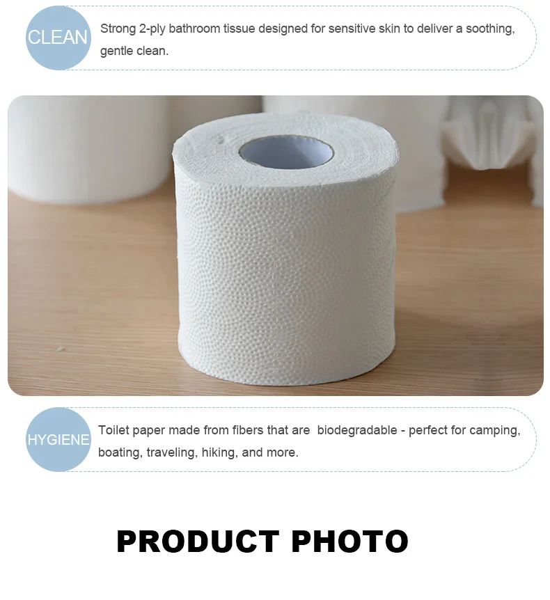 Wholesale 2 3 4 Ply Soft & Strong Custom Printed Toilet Tissue Paper Roll