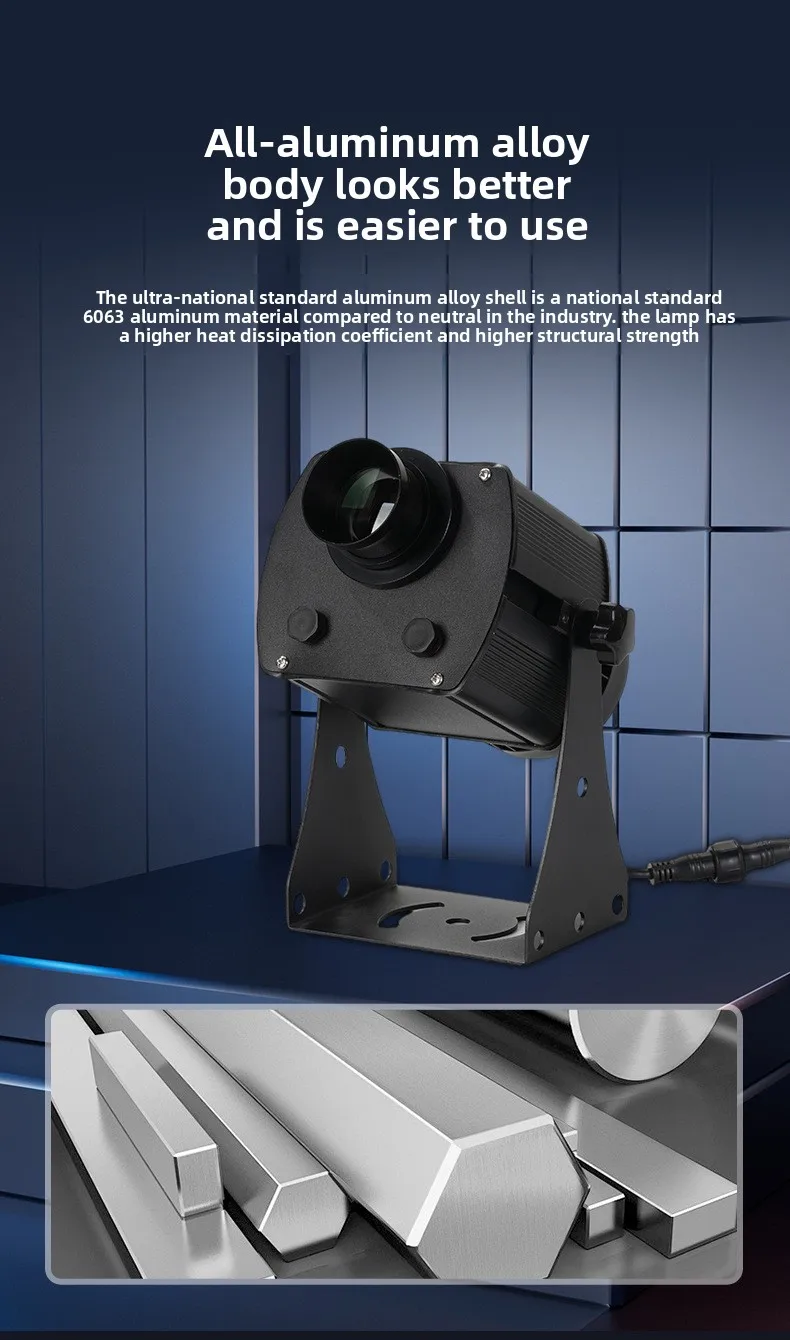 product dynamic rgb led shadow projection spotlight ip65 facade lighting creative ground attraction special effects shop ground lighting-15