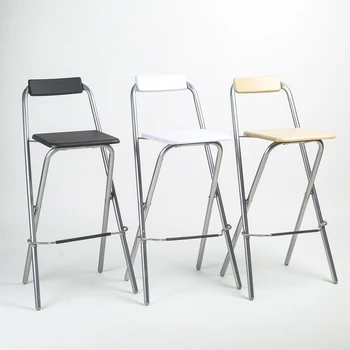 folding bar stools black