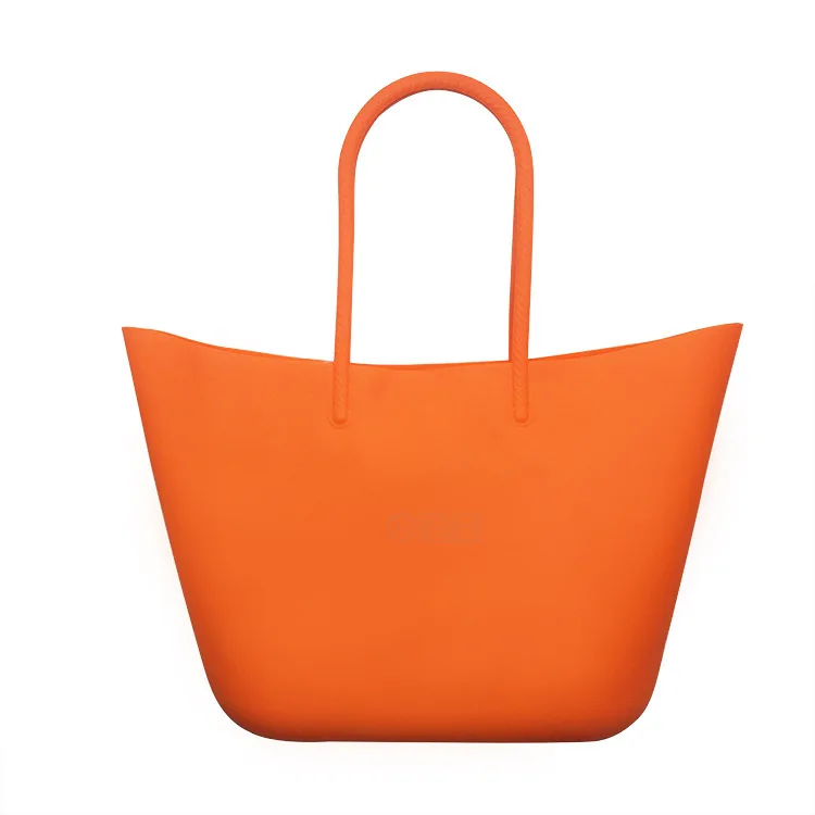 rubber beach tote