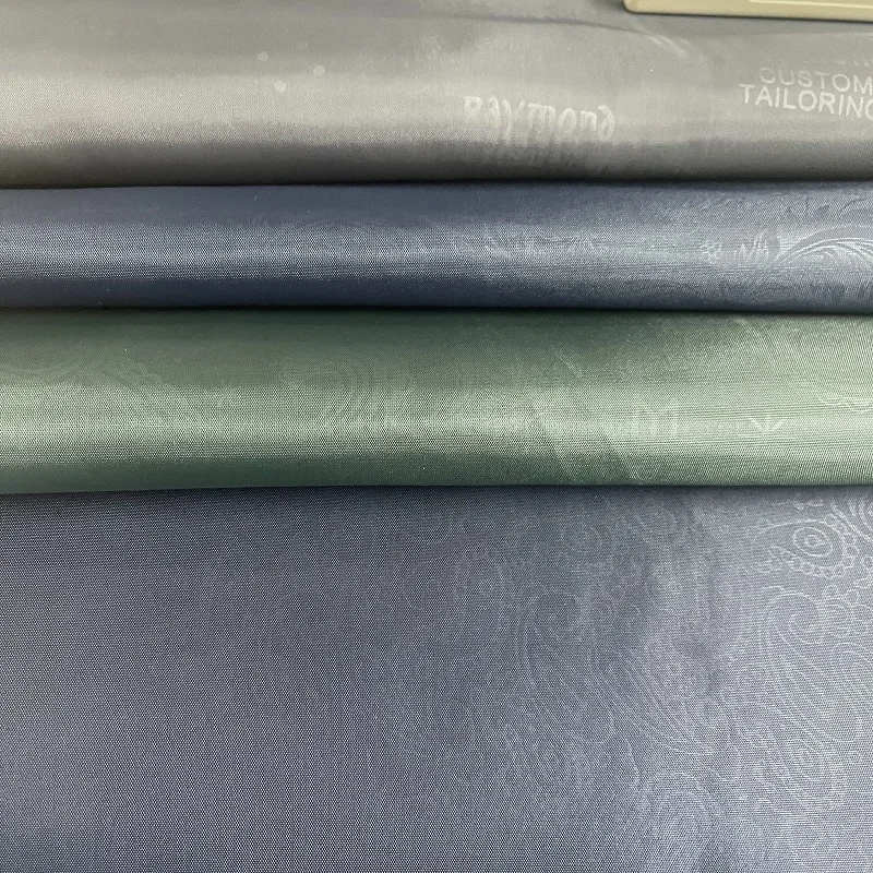 Embossed Polyester Taffeta 190t Embossed Fabric For Garment Lining ...